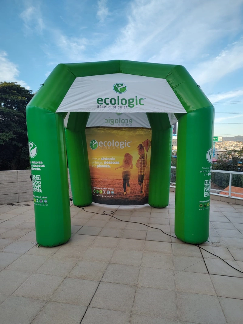 Tenda inflável personalizada preço em Florianópolis