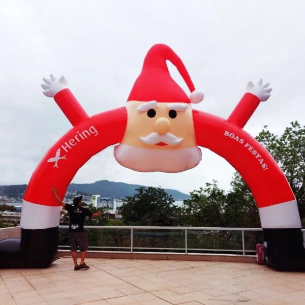 Marketing com inflável promocional para o Natal